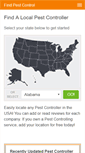 Mobile Screenshot of findpestcontrol.net